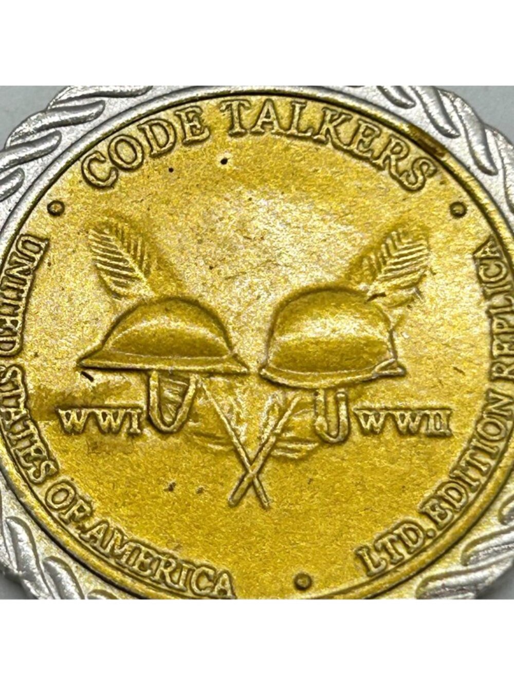 Native American Sacagawea Code Talker Coin Pendant Necklace Gold Tone Silvertone - Picture 8 of 15